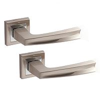 Ручки на розеті APECS Windrose Mistral H-18103-A NIS нікель матовий